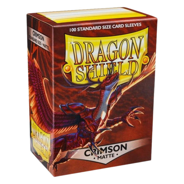Dragon Shield Matte Sleeves – Crimson (100 ct) · Standard Size